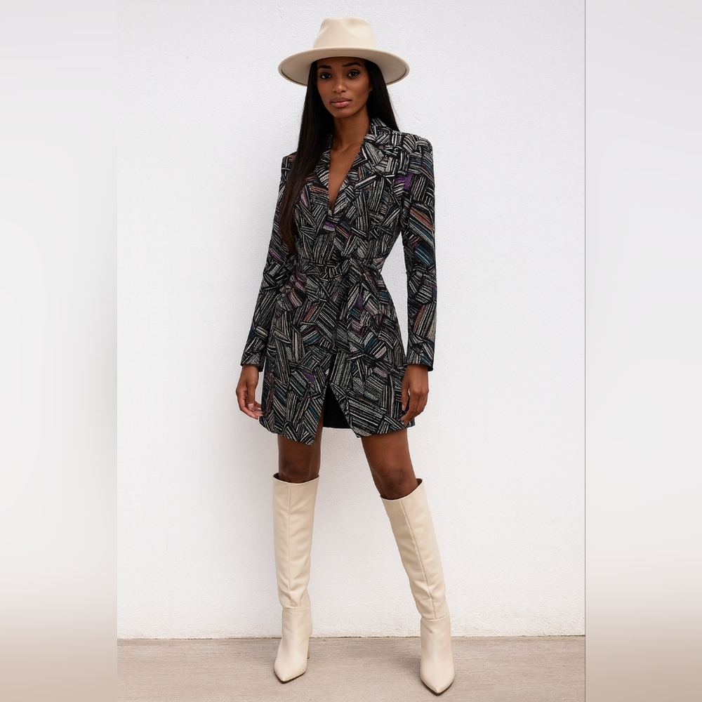 Duro Olowu Artsy Trendy Trench Coat Size Small
